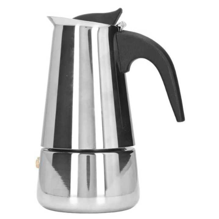 Imagem Cafeteira Italiana Aço Inox Cafés Expresso 4 6 e 9 Xícaras Envio Agora!