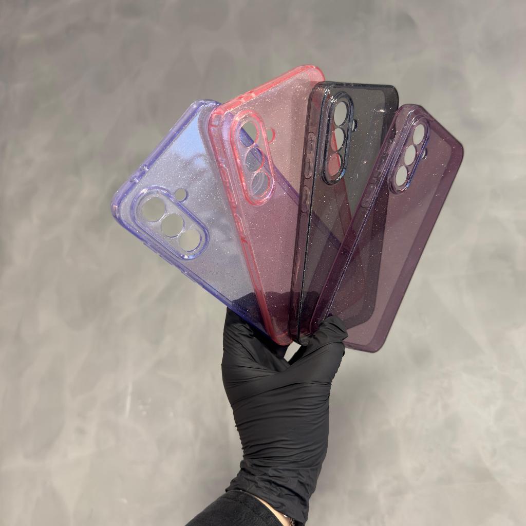 Capa space brilho + película de Ceramica Samsung Galaxy A56 Ou apenas capinha com gliter