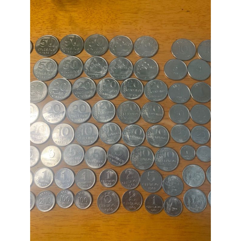 coleção quase completa - 110 moedas sem repetição 1967 á 1992