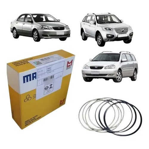 Jogo Anéis Std Corolla 1.6/1.8 16v 1zz/ 3zz 1.2 X 1.2 X 3.0) em Oferta na Shopee