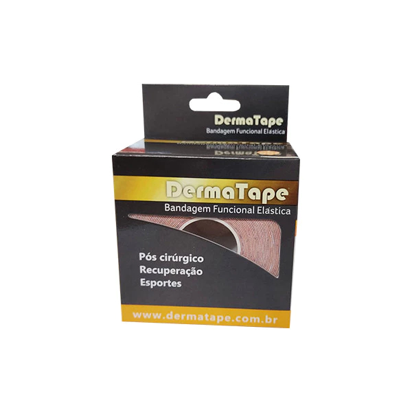 Fita Kinesio Tape (Taping) Dermatape Bandagem Elástica Pós Cirúrgico e Terapêutica 5 cm x