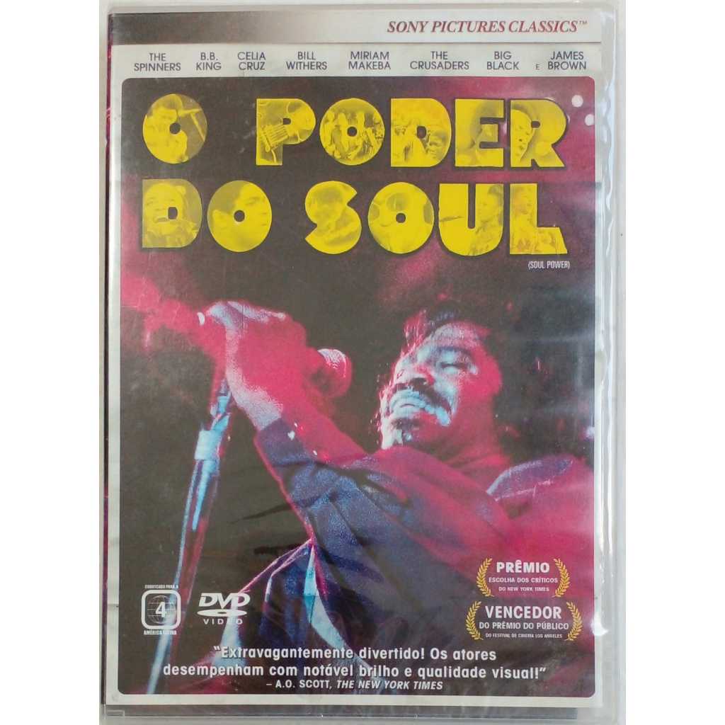 DVD Soul Power Original | James Brown, Celia Cruz, B.B. King | Show no Zaire + Documentário 1974