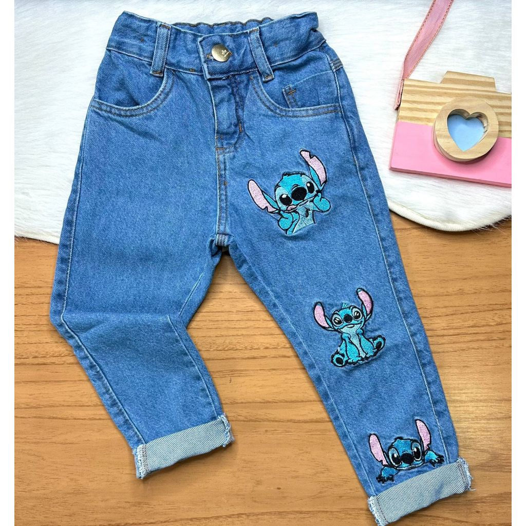 Calça Infantil Stich Lateral