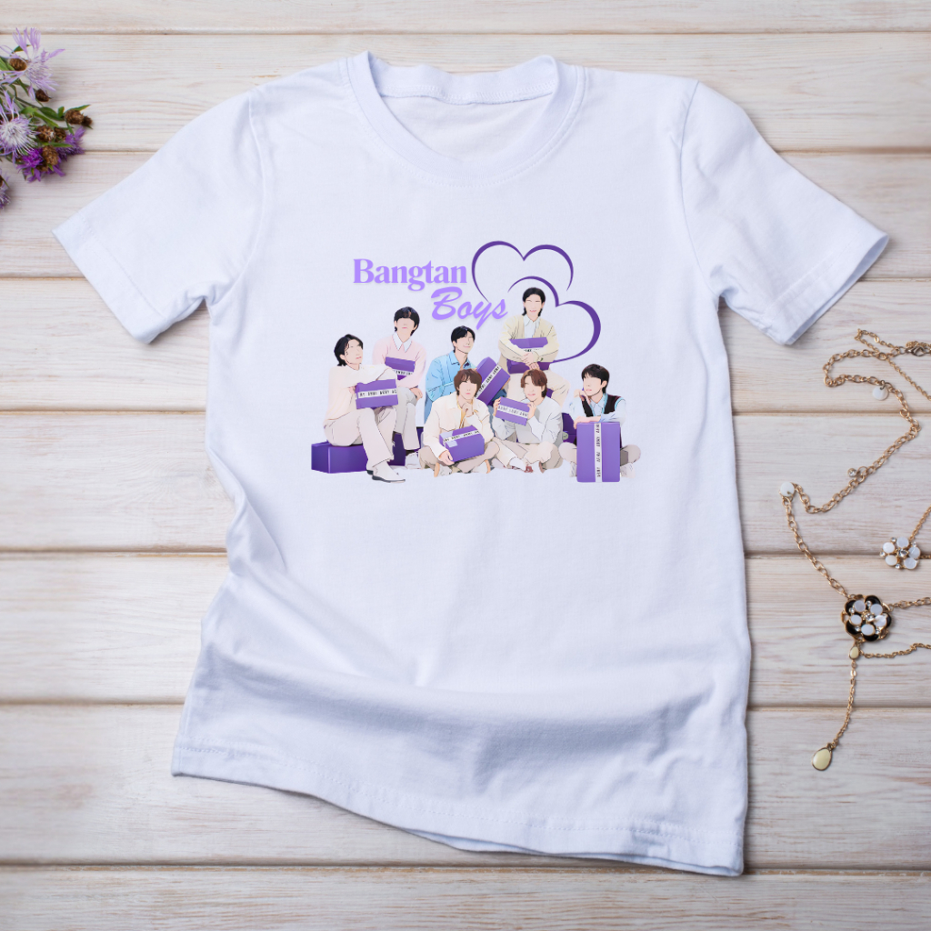 Camiseta 100% Algodão bangtan Boys ~ BTS ~ bts ~ Kpop ~ BTS FESTA