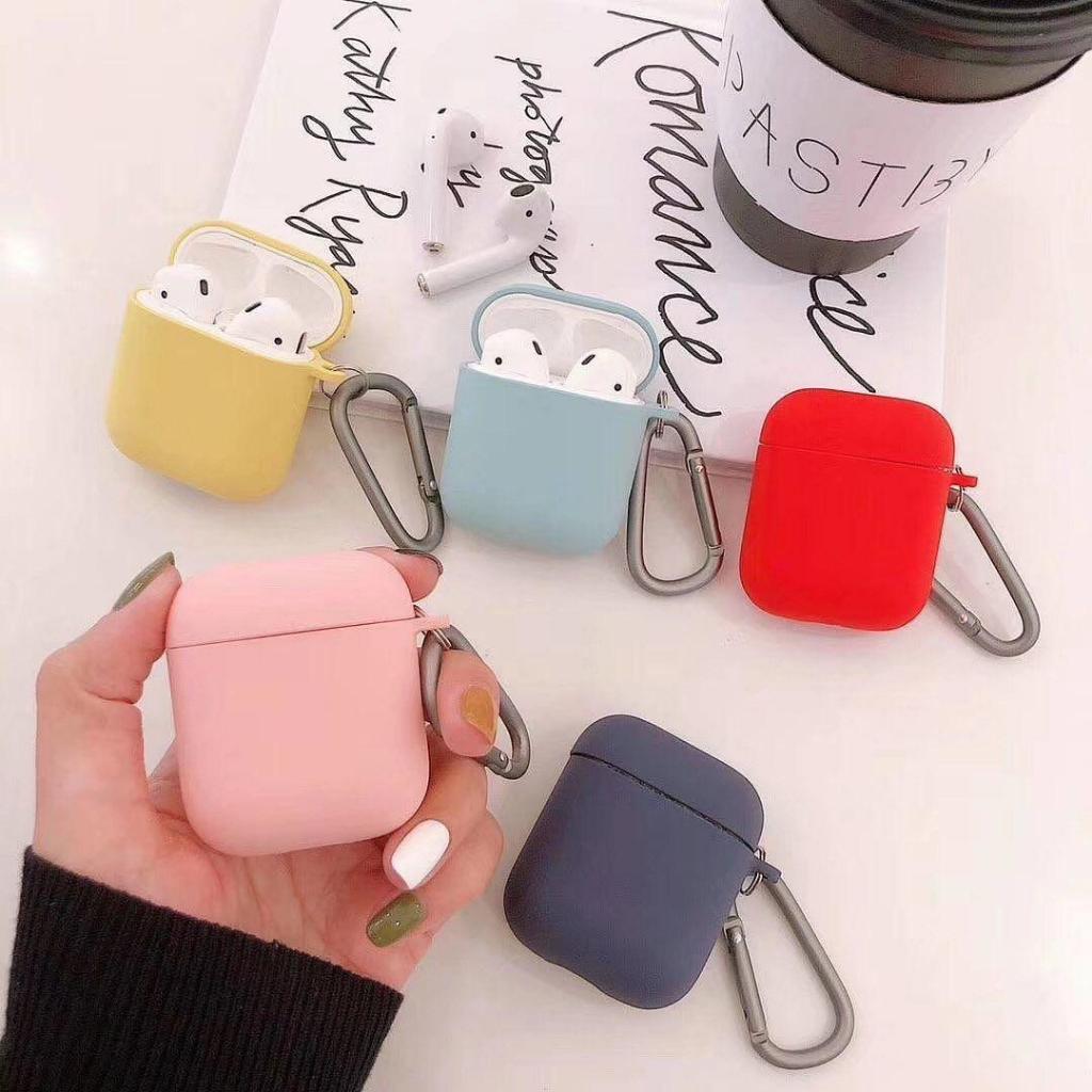 Capa Case Silicone Protetora para fone apple AirPods 4 3 1/2 AirPods Pro Pro2