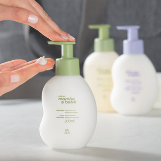 Hidratante Mamãe e bebê Natura Original 200ml Escolha Hidratante Tradicional ou Relaxante