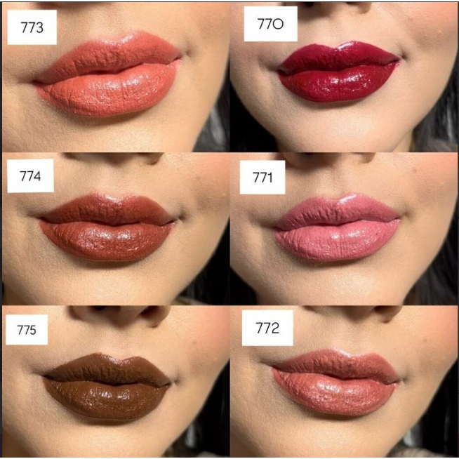 Batom Líquido Metalizado Alta Pigmentação • Brilho Intenso • Efeito Glow • Confortável em Oferta na Shopee