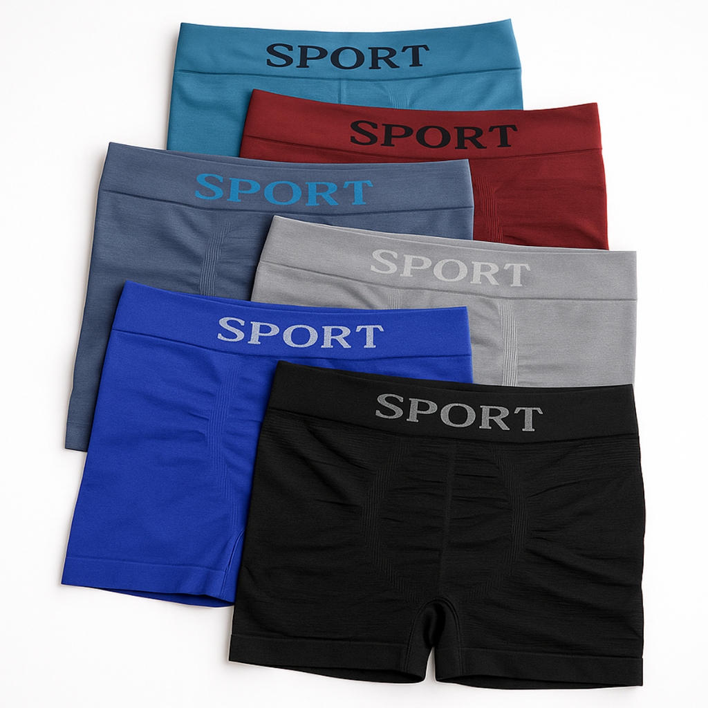 Kit cueca boxer masculina microfibra premium conforto inigualável e durabilidade antissuor em Oferta na Shopee