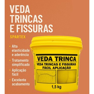 Massa Veda Trinca Fissura E Rachadura Rendimento Linear em Oferta na Shopee