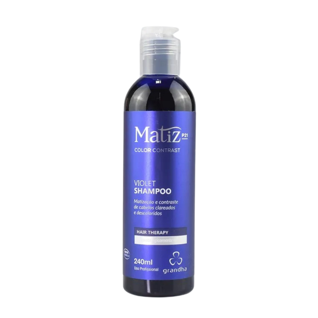 Matiz P21 Violet Shampoo para Loiros e Descoloridos 240ml
