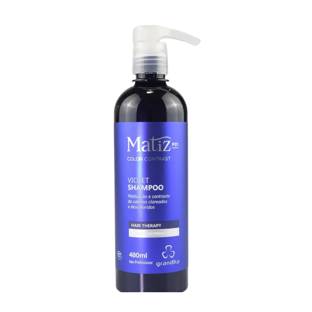 Matiz P21 Violet Shampoo para Loiros e Descoloridos 480ml