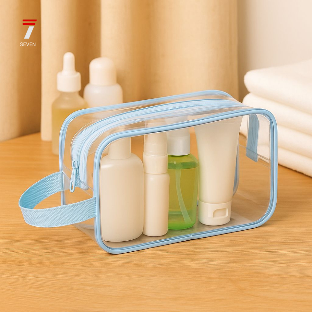Kit 10 20 30 Unidades Nécessaire Transparente Em Plástico Organizador Enfermagem Maquiagem Escola em Oferta na Shopee