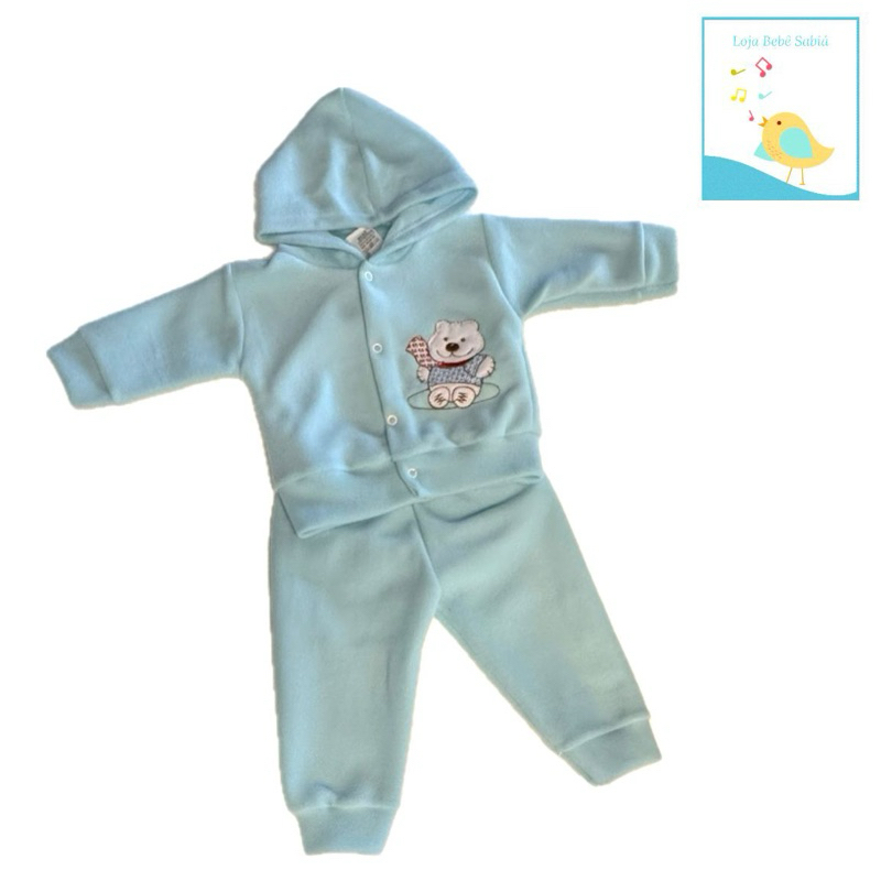 Conjunto Soft com Capuz para Bebê. Lindo, Macio e Quentinho! Conjunto Soft com Capuz para Bebê. Lindo, Macio e Quentinho!