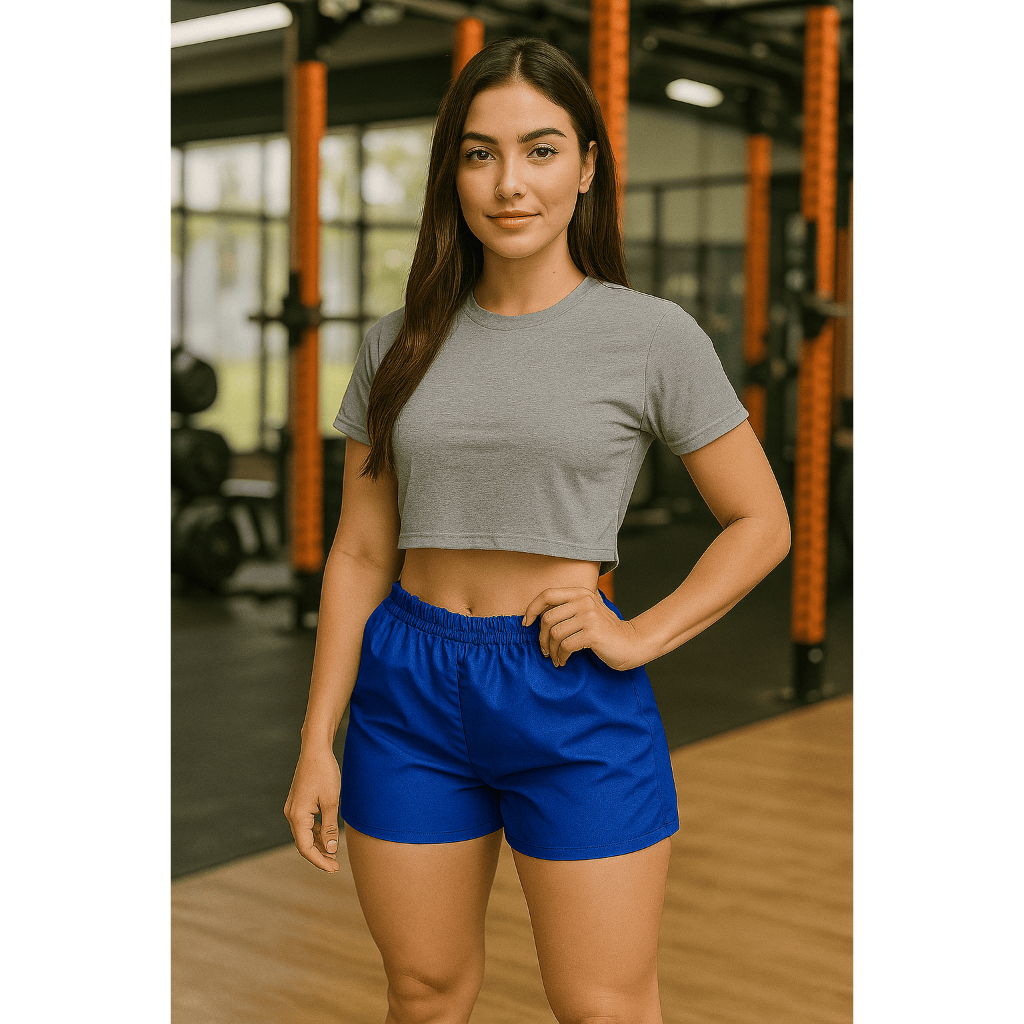 Bermuda Feminina Tactel Para Esportes