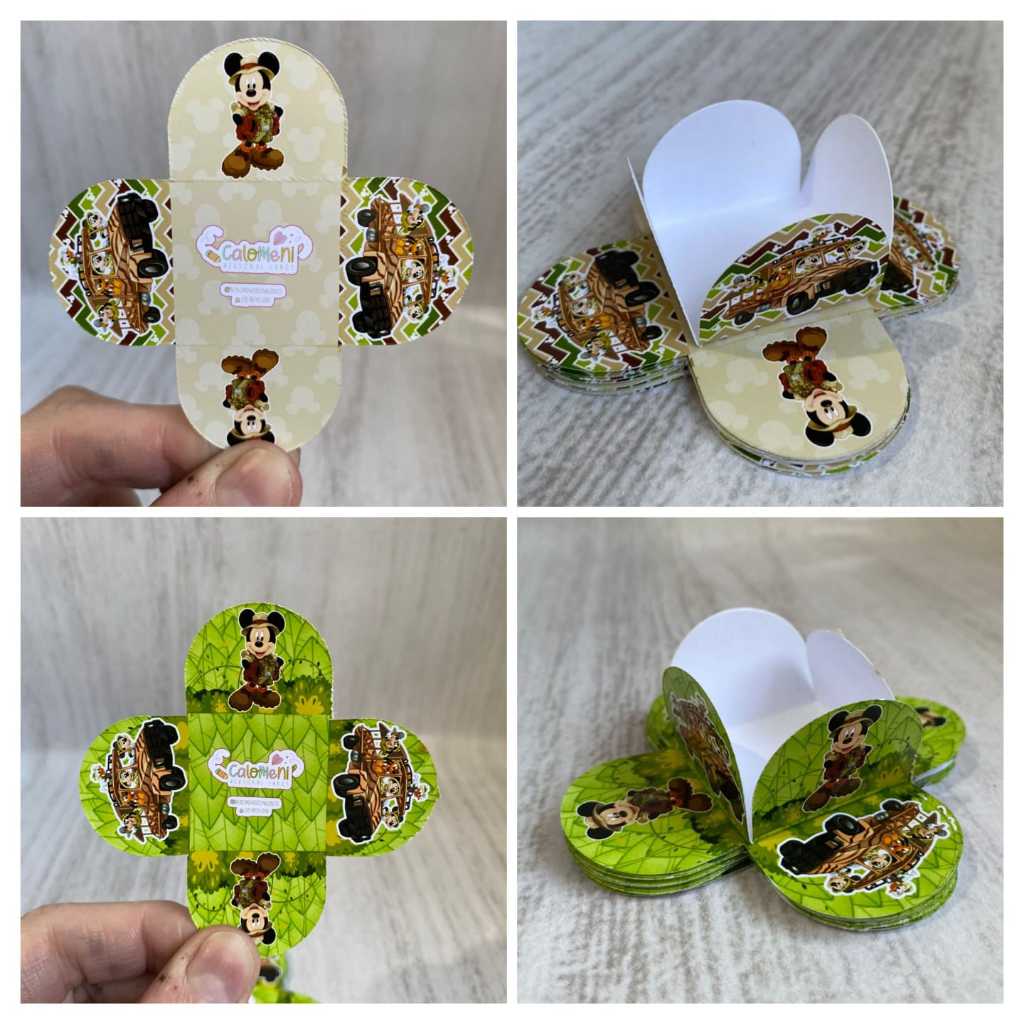 Forminhas de doce Personalizadas Mickey Safari / Festa, Aniversário/Lembrancinhas / Mickey Mouse