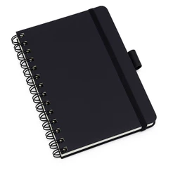 Caderneta Moleskine Grande Preto Wire-o Com Suporte Caneta Capa Dura Universitária Estudante