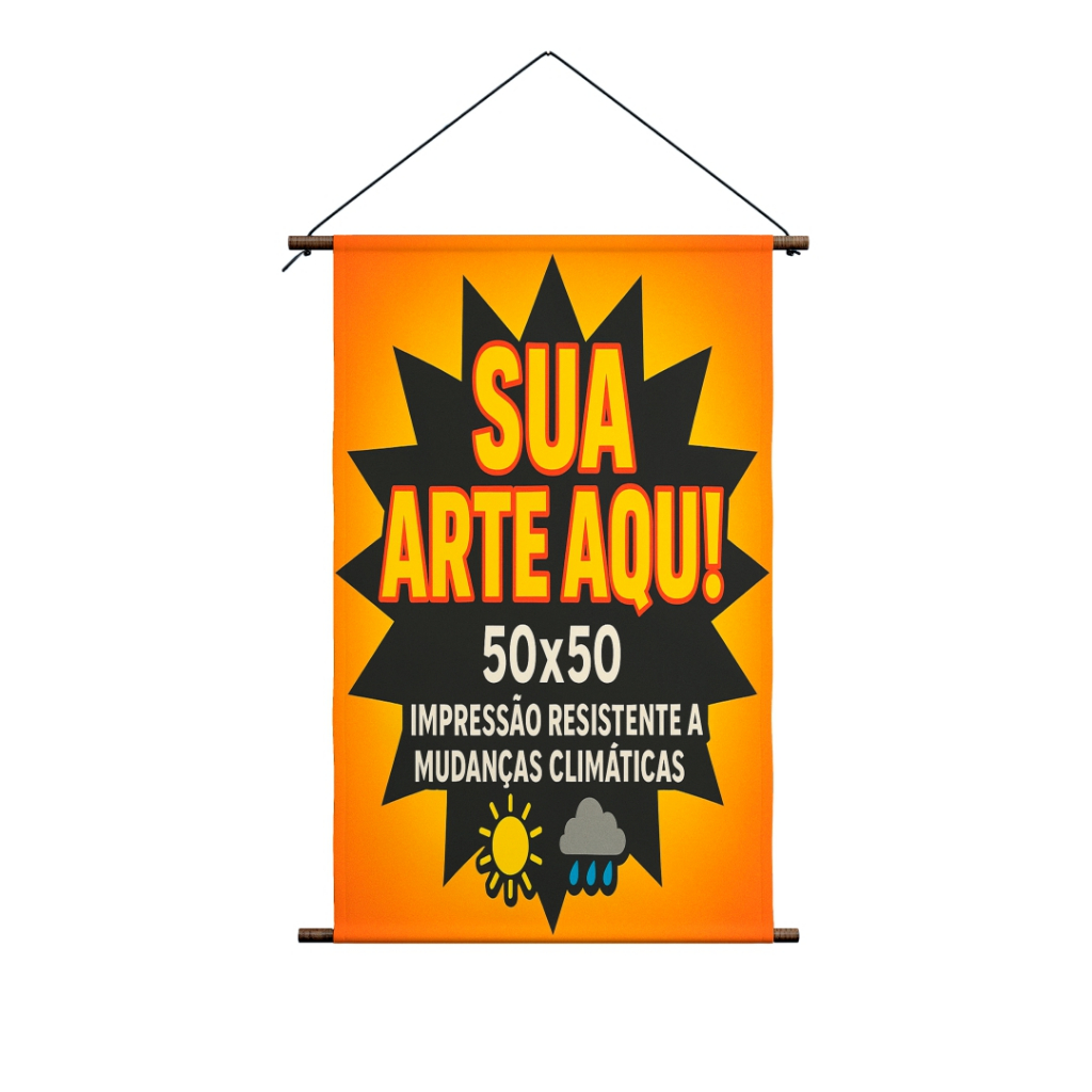 Faixa | Banner 50x50 Personalizada