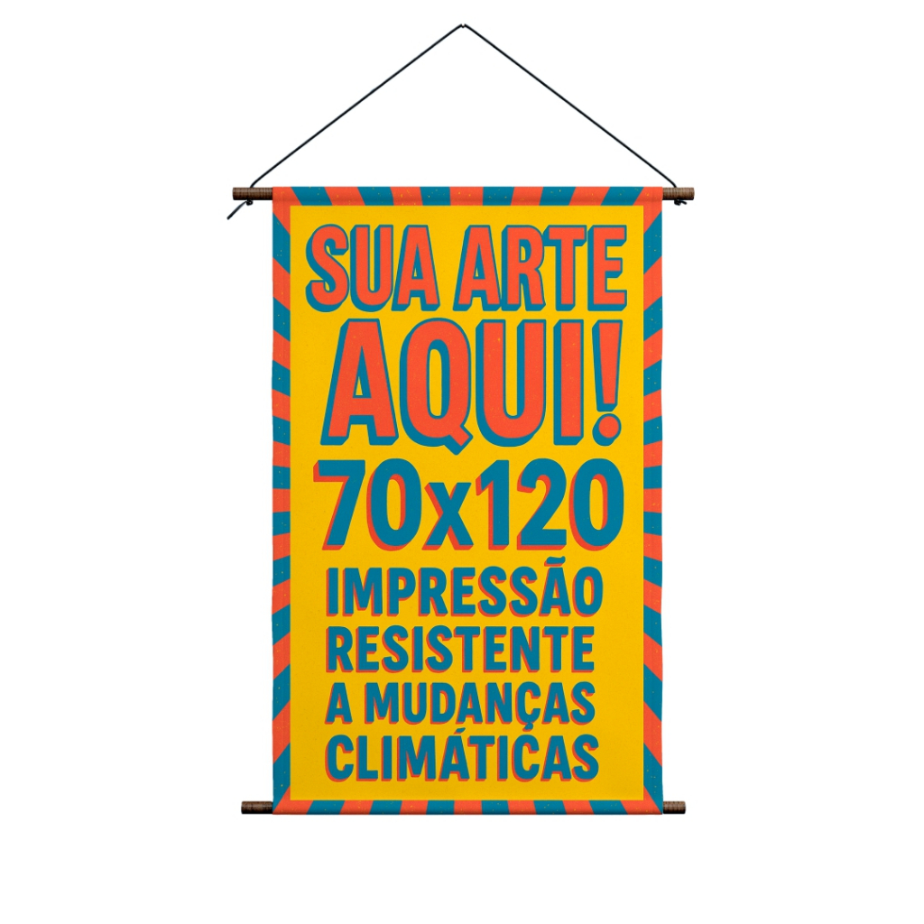 Faixa | Banner 70x120 Personalizada