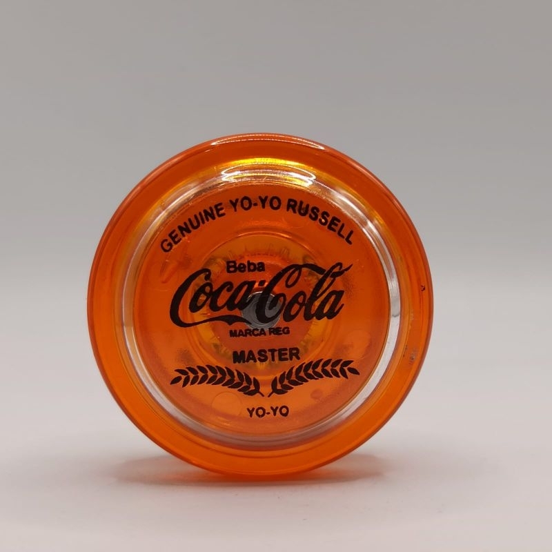 Ioiô Coca-Cola Genuine Russell Yo-Yo 1986 Master Original Yo-Yo Com Eixo Fixo de Madeira Super Resistentes