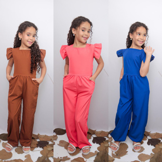 Macacão longo infantil e juvenil para lindas princesas crianças e adolescentes maravilhosas em Oferta na Shopee