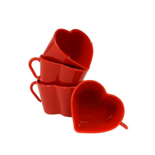 Kit 15 Xícaras Coração Acrílico 100ml Lembrancinha Casamento Festa Chá de Bebê em Oferta na Shopee