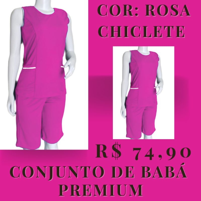 Uniforme para Babá, Diaristas, Limpeza, Empregada Doméstica, Cuidadoras de Idosos, Cuidadora Infantil, Manicure, Salão