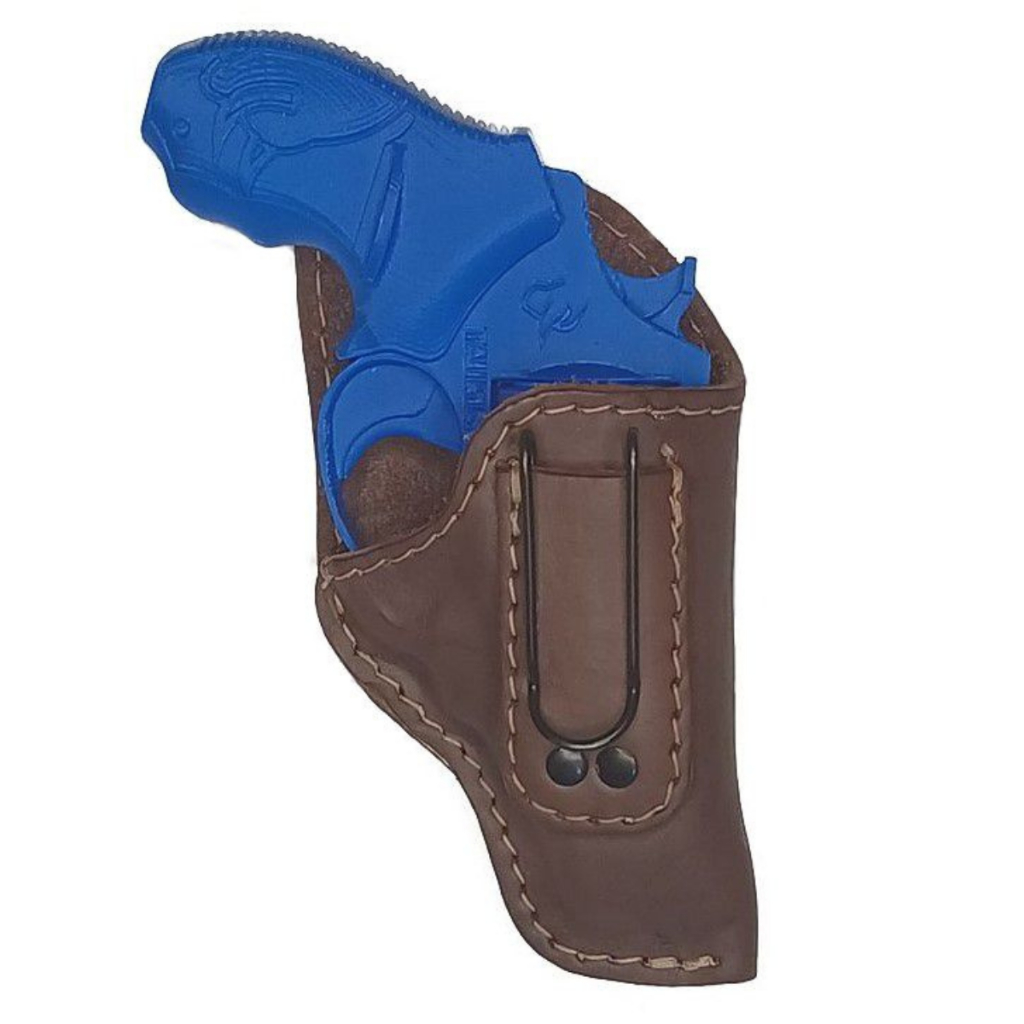 Coldre Couro Revolver 38 357 2 Polegadas 5 Tiros uso Velado
