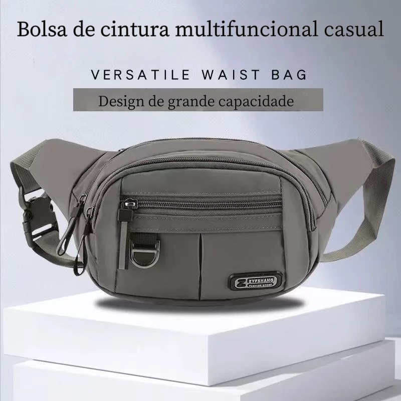 Pochete Masculina Impermeável 🌧️ Com Alça Ajustável - Resistente e Versátil para Dia a Dia 🔥 — imagem 1