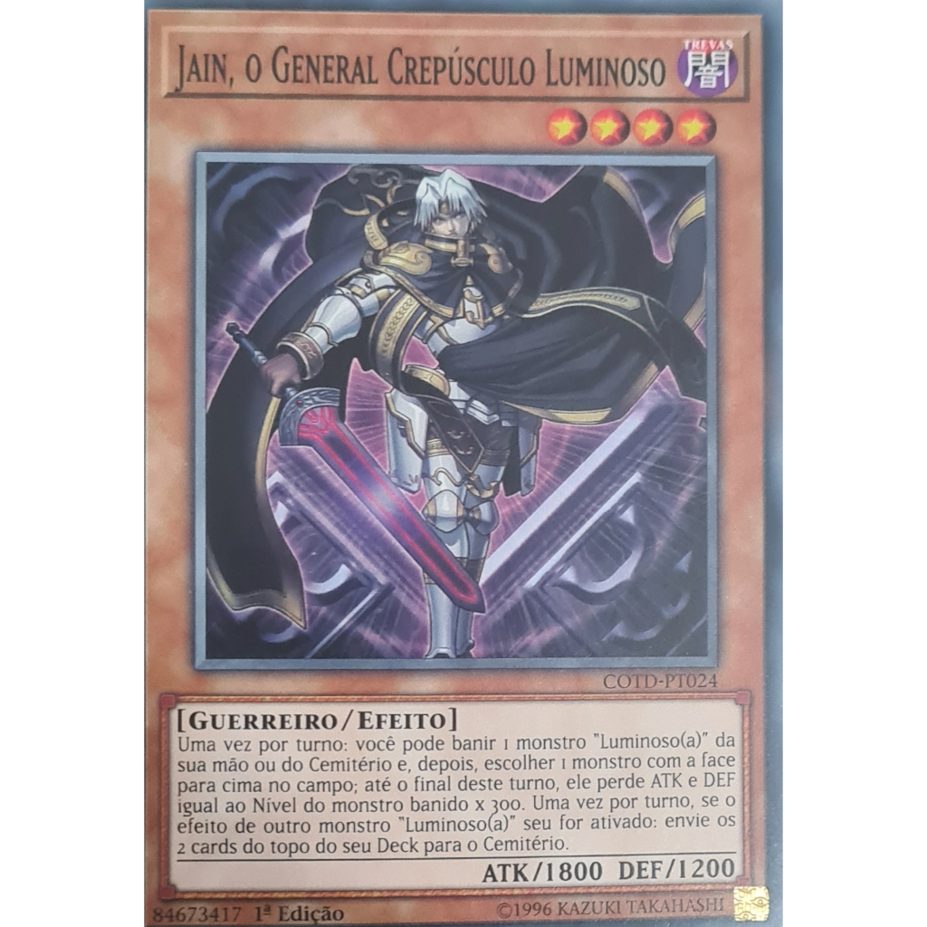 JAIN, O GENERAL CREPUSCULO LUMINOSO 1ª EDIÇÃO COTD - PT024