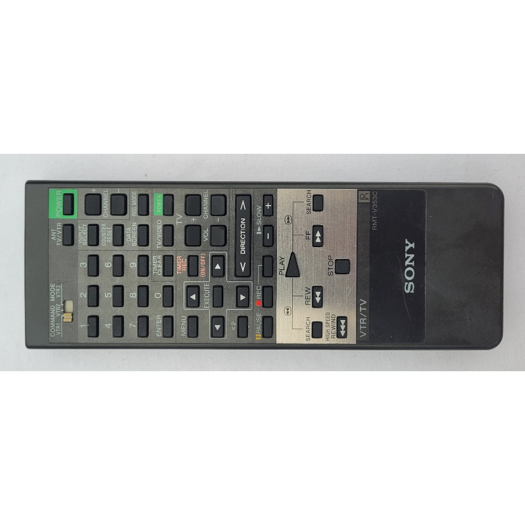 Controle Remoto Video Cassete Rmt-v353c Sony Original