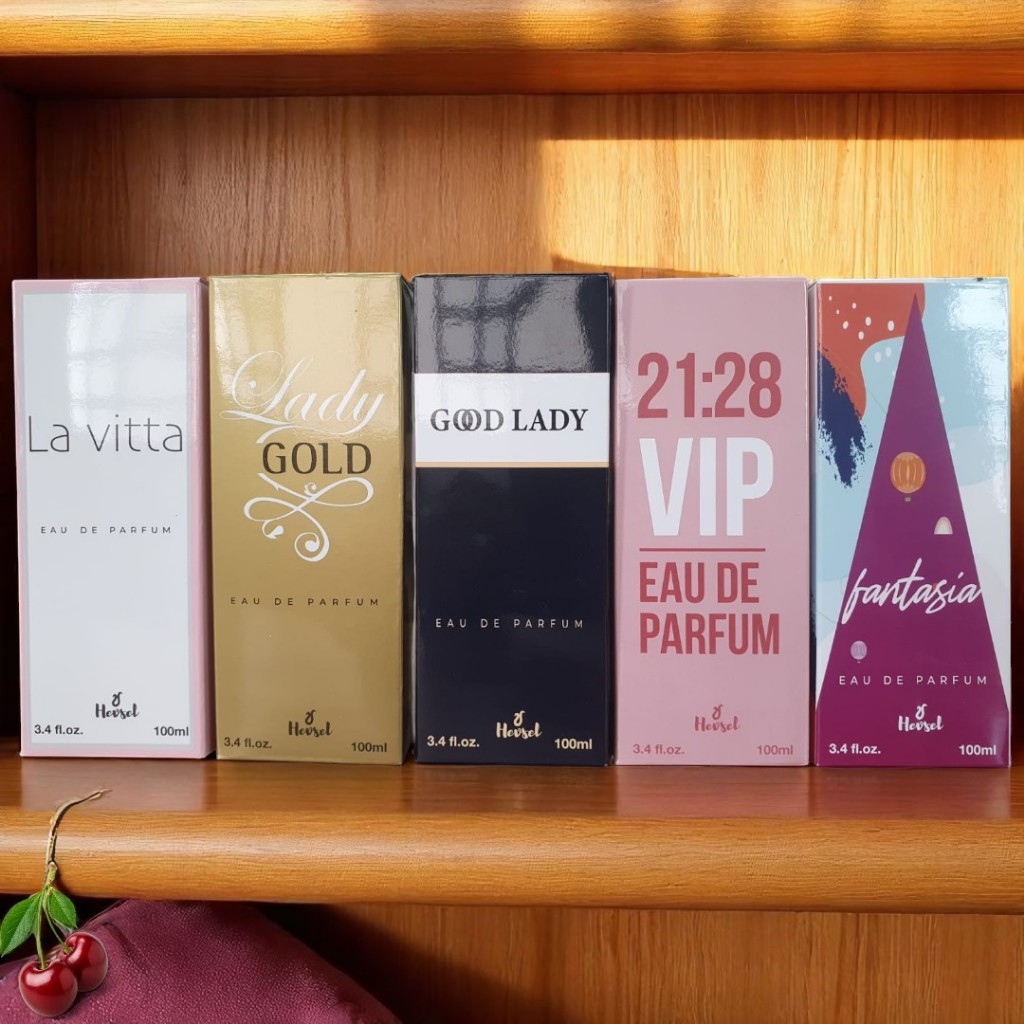 KIT COM 5 PERFUMES FEMININO 100ML CADA em Oferta na Shopee