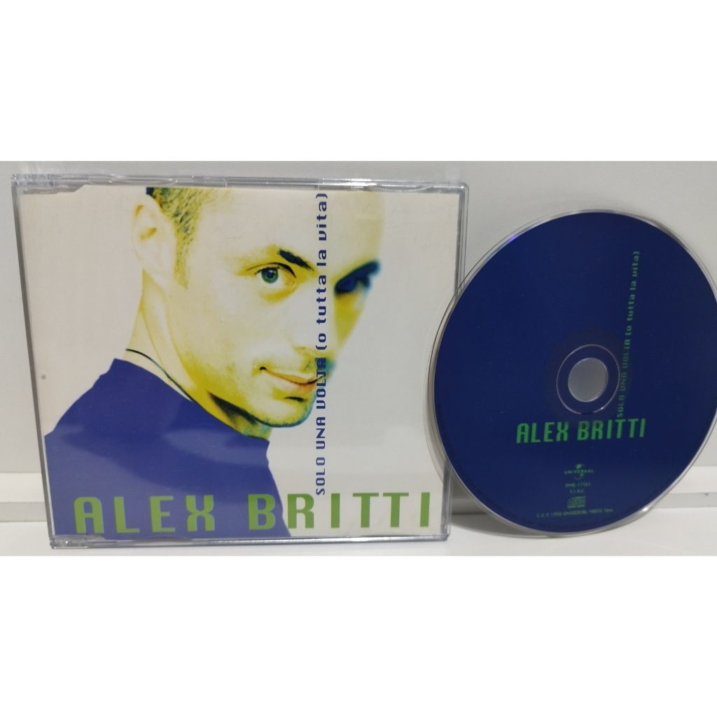 Maxi Cd - Alex Britti Solo Una Volta (o Tutta La Vita) (Usado)
