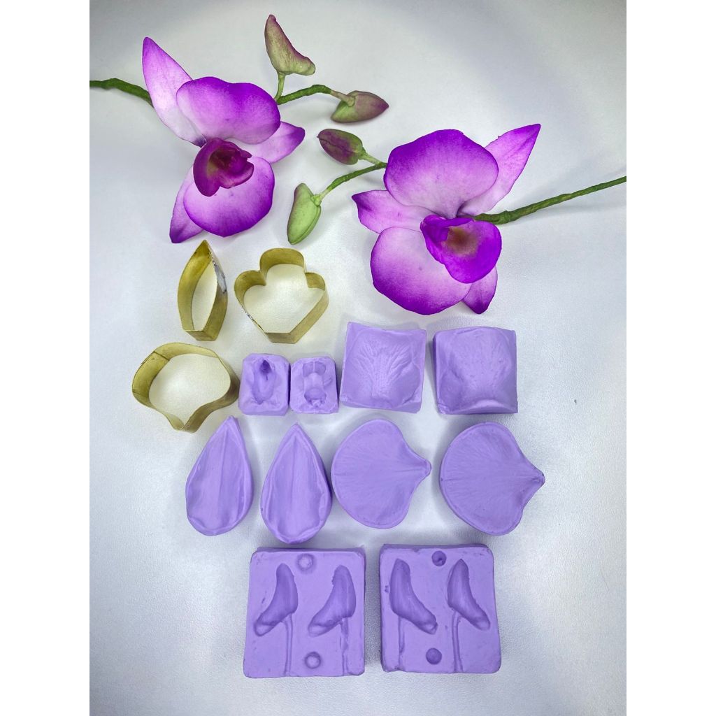 Kit cortador e frisador orquídea denphal P