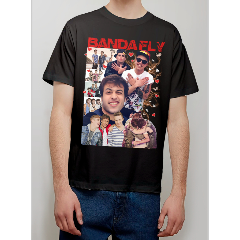 Camiseta, T-Shirt, 100% algodão, Banda MPB, Banda Fly, Musica, P ao GG