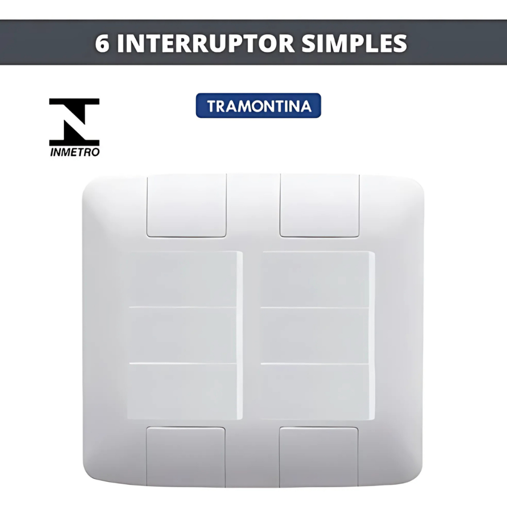 Interruptor 6 Teclas Paralelo: Onde Comprar | BuscaProdutos
