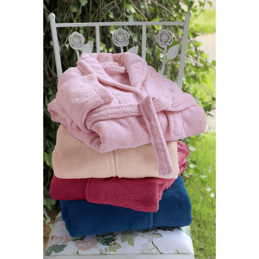 roupao adulto unissex microfibra quentinho extra macio em Oferta na Shopee