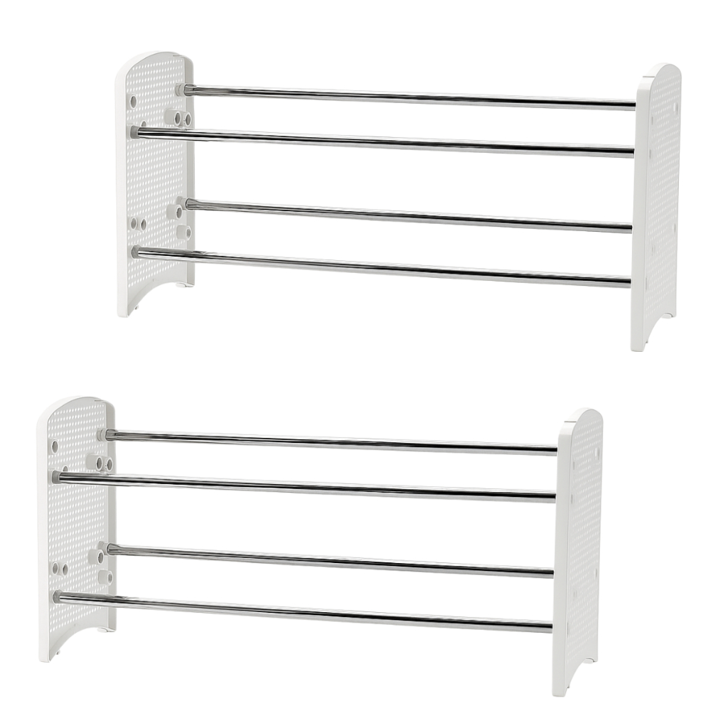 Kit 2 Módulo de Sapateira Rattan Niquelart Expansível e Moderno N668