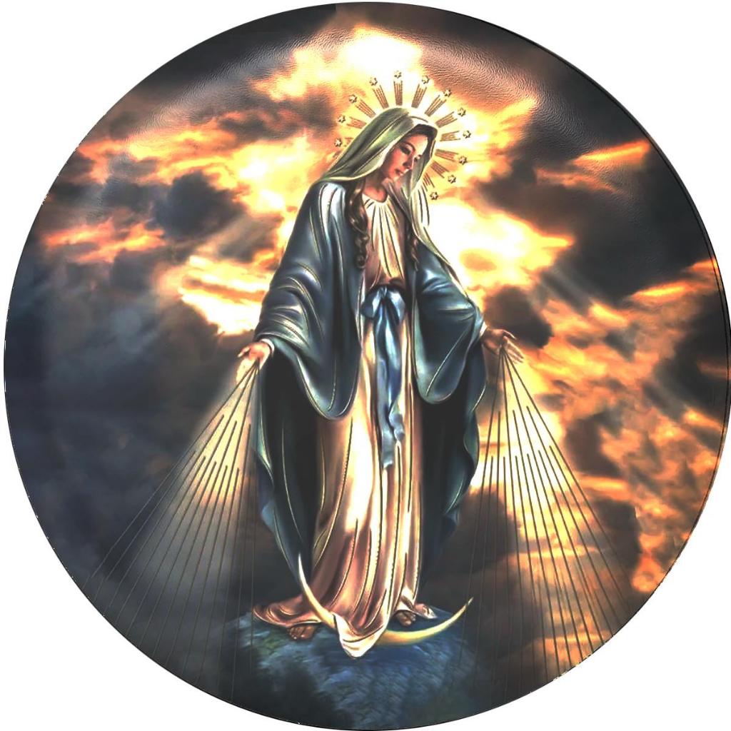 Capa de Estepe para Ecosport Crossfox Aircross Religioso Nossa Senhora dos Milagres Lorben