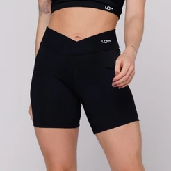 Short Cós Cruzado Suplex Poliamida Academia Corrida Exercícios Feminino Coleção Pace Up Lot Fitness