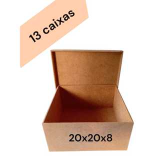 13 caixa 20x20x8 caixa convite casamneto madrinha padrinho em Oferta na Shopee