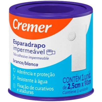 Esparadrapo Impermeável 2,5 X 90 cm Cremer