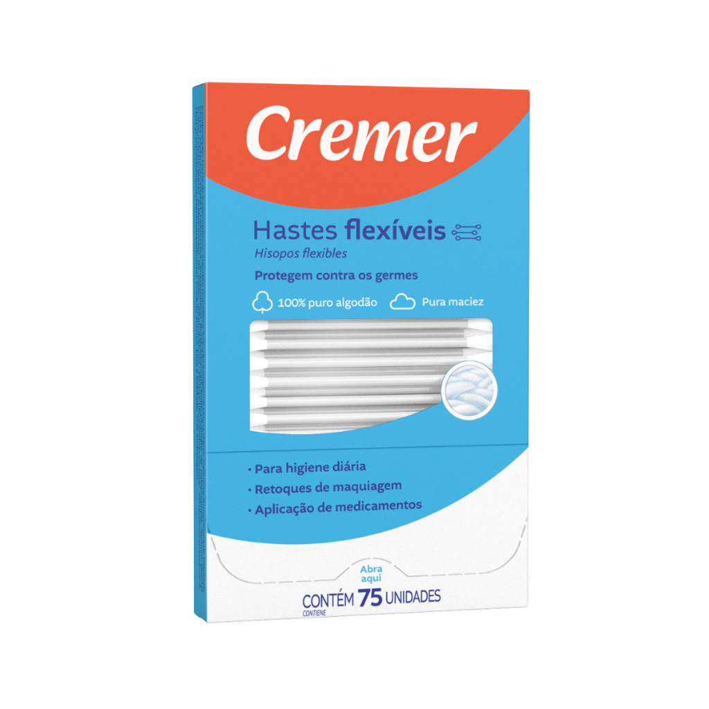 Hastes Flexíveis Cremer Com 75 Unidades em Oferta na Shopee