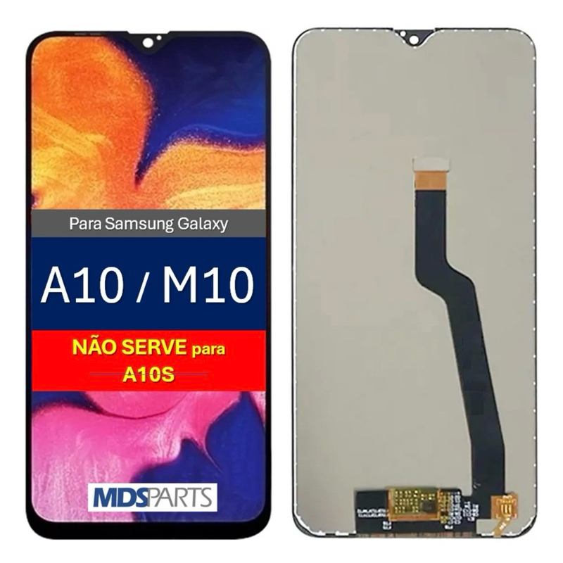 Tela Frontal Display Para A10 A105 M10 M105 em Oferta na Shopee