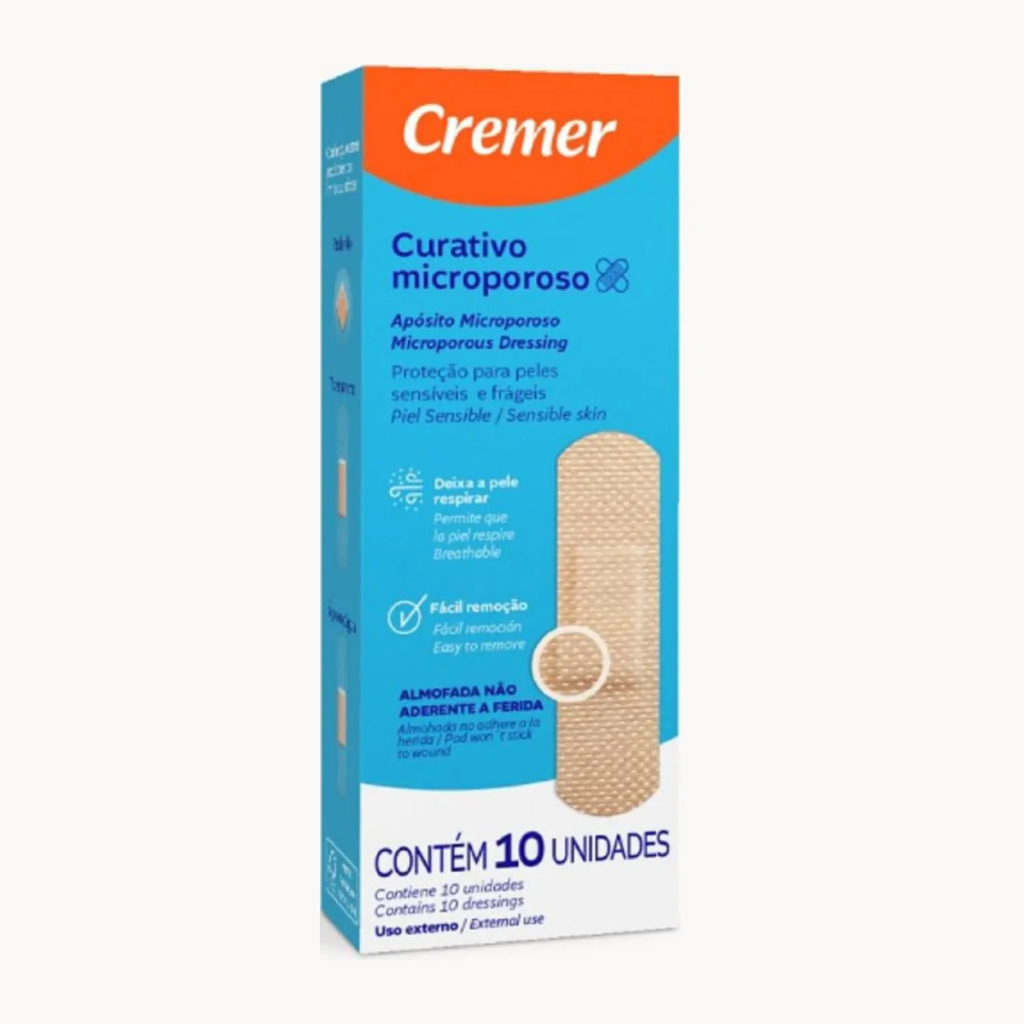 Curativo Cremer Microporoso com 10 Unidades