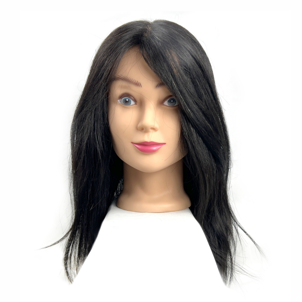Cabeça De Boneca 100% Humano P/treino De Cabeleireiro em Oferta na Shopee