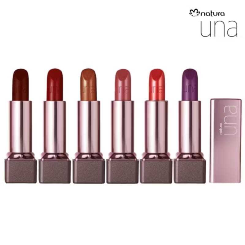 Batom CC Hidratante Una Natura FPS 25 Cores Rosa 2C,Rosa  N2 ou Coral 3C