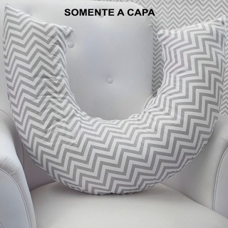 Capa Almofada Amamentação Com Zíper Macia 100% Algodão em Oferta na Shopee