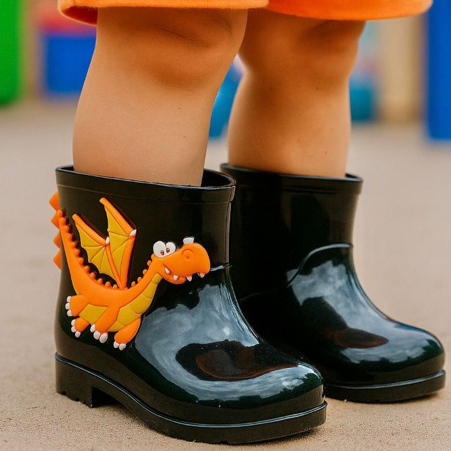 Galocha Bota Infantil Menino Masculina Criança Leve Confortável Maria Fiore