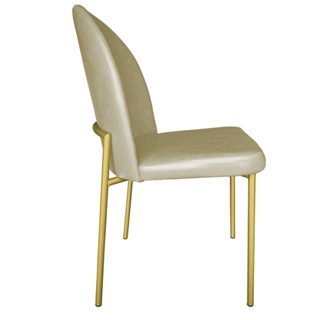 Cadeira para Sala de Jantar Cecilia Corvin Base Ferro Dourado Gold em Oferta na Shopee