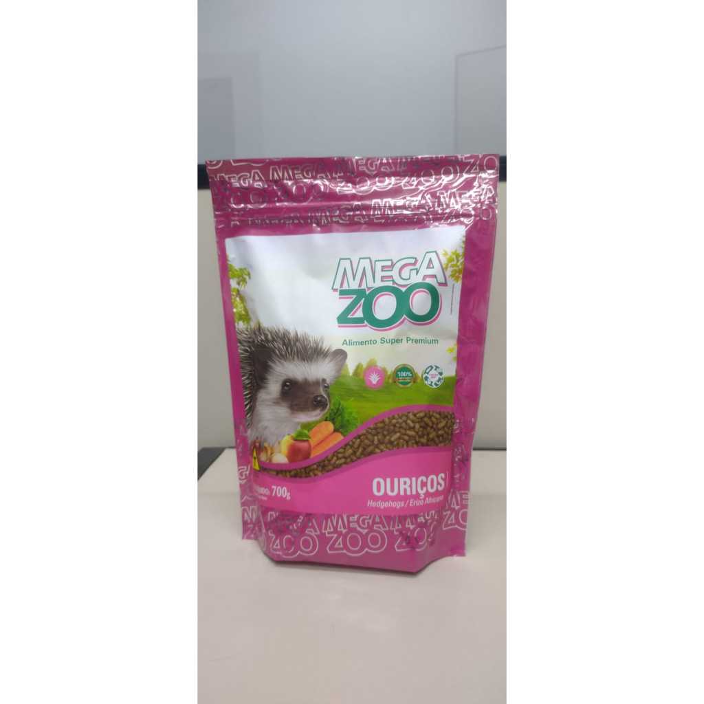 Ração Megazoo Extrusada Ouriços / Hedgehogs 700g